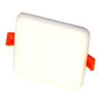 Sisseehitatud neljakandiline LED-paneel Rosa 8 W