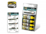 Ammo Mig Jimenez akr&uuml;&uuml;lv&auml;rvide komplekt, 4x17ml