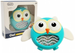 &Ouml;&ouml;kull Baby Rattle Teether, sinine