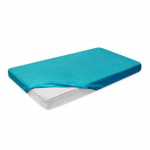 Kummiga voodilina, 90x200cm, t&uuml;rkiis