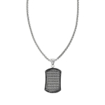 Zippo kaelakee ripatsiga Black Crystal