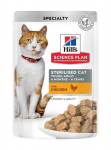 Hill's Science Plan Sterilised Cat Young Adult kassitoit koos kanaga, 12*85 g