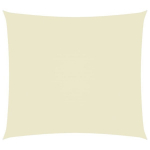vidaXL oxford-kangast p&auml;ikesepuri, ristk&uuml;lik, 2,5 x 3,5 m, kreemjas