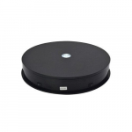 Elektriline 360&deg; p&ouml;&ouml;ratav alus koos LED taustavalgustusega, &uuml;mmargune 30cm, must
