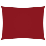 vidaXL oxford-kangast p&auml;ikesepuri, ristk&uuml;lik, 2 x 2,5 m, punane, Punane