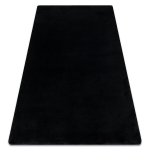 Vaip POSH shaggy, pl&uuml;&uuml;s, paks, libisemisvastane, must, pestav