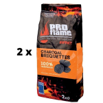 S&ouml;ebrikett PROflame, lehtpuu, 2 kg x 2 tk.