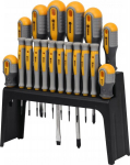 Kruvikeerajate komplekt VOREL 60781, 18 tk