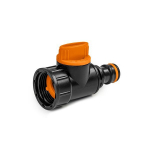 Vooliku&uuml;hendus 3/4&Prime; Black Line, must-oranž
