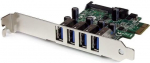 PCI Express kaart met 4 USB 3.0 poorten en UASP - STARTECH - PEXUSB3S4V - SuperSpeed - SATA voeding