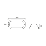 LED TALON LED L 18W WHITE NW &otilde;hukindel valgusti