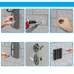 Seinariiul Jalgrattale Konks Garaaži Jalgratta Hoidja Seinale