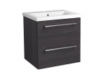 Alumine vannitoakapp RB Bathroom Scandic kraanikausiga 51 cm, must