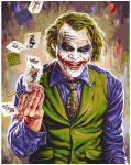 Maalimiskomplekt numbrite j&auml;rgi, Joker 40x50