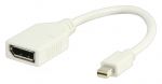 Valueline Mini DisplayPort - DisplayPort adapter, 0,20m, valge