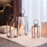 Dekoratiivne latern My Home 20,5x22x49,5 cm