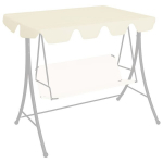 vidaXL aiakiige asenduskatus kreemjas 192 x 147 cm 270 g/m&sup2;