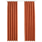 vidaXL pimendavad kardinad konksudega, 2 tk rooste 140 x 175 cm