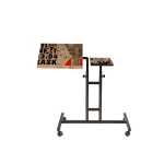 Arvutilaud Kalune Design 863 (I) s&uuml;learvutile, tumepruun/must