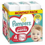 P&uuml;ksm&auml;hkmed Pampers Pants Monthly Pack 4 suurus 9-15kg, 176 tk