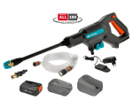 Average cleaner Pressure Gardena Aquaclean 24/18V P4A - 18V battery supplied - Full kit (14800-20)