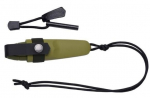 Pussnuga Morakniv&reg; Eldris Neck Knife Green, Fire Starter Kit