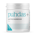 Magneesiumipulber Puhdas + quattro magnesium, 150 g