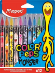 Viltpliiatsid ColorPeps Monster, 12 tk