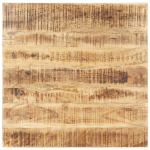 vidaXL lauaplaat tugevast mangopuidust 15&ndash;16 mm 80 x 80 cm