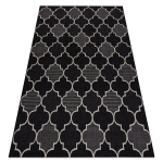 Sisal vaip SISAL FLOORLUX 20607 , Maroko ristikhein, must / h&otilde;be