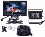 Tagavaatekaamera Auto 18ir Monitor 7 Tir Bussi 15m 12v / 24v Jaoks