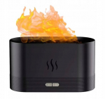 LED &otilde;huniisutaja koos leegi imitatsioonivalgustusega, Black