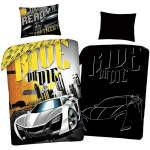 Pimedas helendav voodipesukomplekt Fast & Furious, 140x200, 2 osa