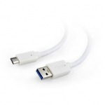 USB 3.0 kaabel Type-C GEMBIRD, 1m, Valge