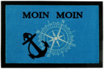 Uksematt Hanse Home Printy Moin Moin, 40x60 cm