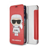 Karl Lagerfeld KLFLBKPXKSCORE iPhone X| XS bookcase red Karl Space Cosmonaut