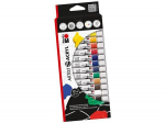 Akr&uuml;&uuml;lv&auml;rvi komplekt Marabu Artist, 12x12ml
