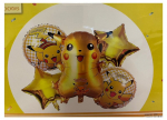 &Otilde;hupallikomplekt Pikachu pokemon, 5 tk.