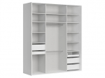 Riidekapp BRW Flex, valge