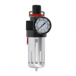 &Otilde;hutrassi filter+manomeeter 1/4" 9BAR/135PSI. 4R872