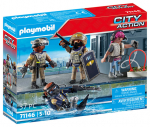 PLAYMOBIL 71146 Spetsiaalsed j&otilde;ud koos bandiidiga, politseinikud, Linna tegevus, 37 t&uuml;kki, Alates 5. eluaastast