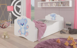 Lastevoodi Adrk Furniture Casimo Bear, 70x140 cm, valge/sinine