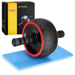 K&otilde;hulihaste treener AB WHEEL XL 4FIZJO, punane, ab roller, treeningratas, core treener, treeninguteks, harjutusteks