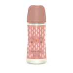 Pudel Suavinex, 360 ml, 6 m+, roosa