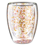 T&auml;htedega klaas ja topeltseintega litrid