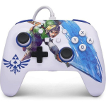 M&auml;ngupult PowerA Nintendo Switch Enhanced Master Sword Attack Zelda Link, white - Nintendo Switch Controller