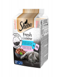 Sheba Fresh Cuisine Taste of Tokyo t&auml;iskasvanud kassidele tuunikala ja riisiga/ l&otilde;he ja riisiga, 12x(6x50g)