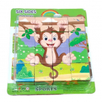 Lauam&auml;ng puidust klotsid - Loomad