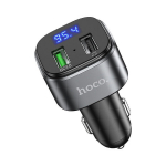 Hoco Transmitter FM + autolaadija 2xUSB QC3.0 18W Fighter E67