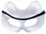 Plastikust valge kassimask
